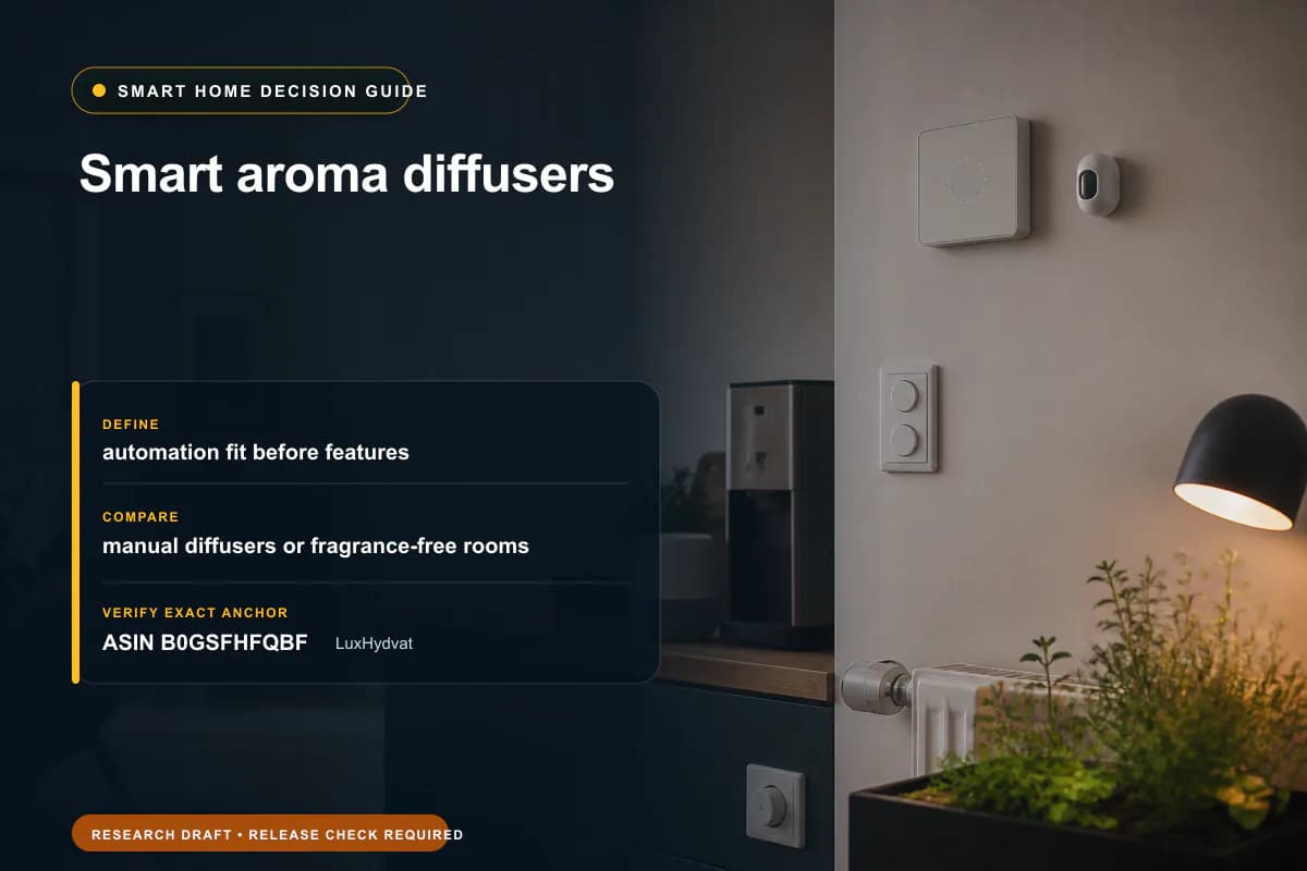 Smart aroma diffusers Buying Guide: Fit, Local Control, and Safety